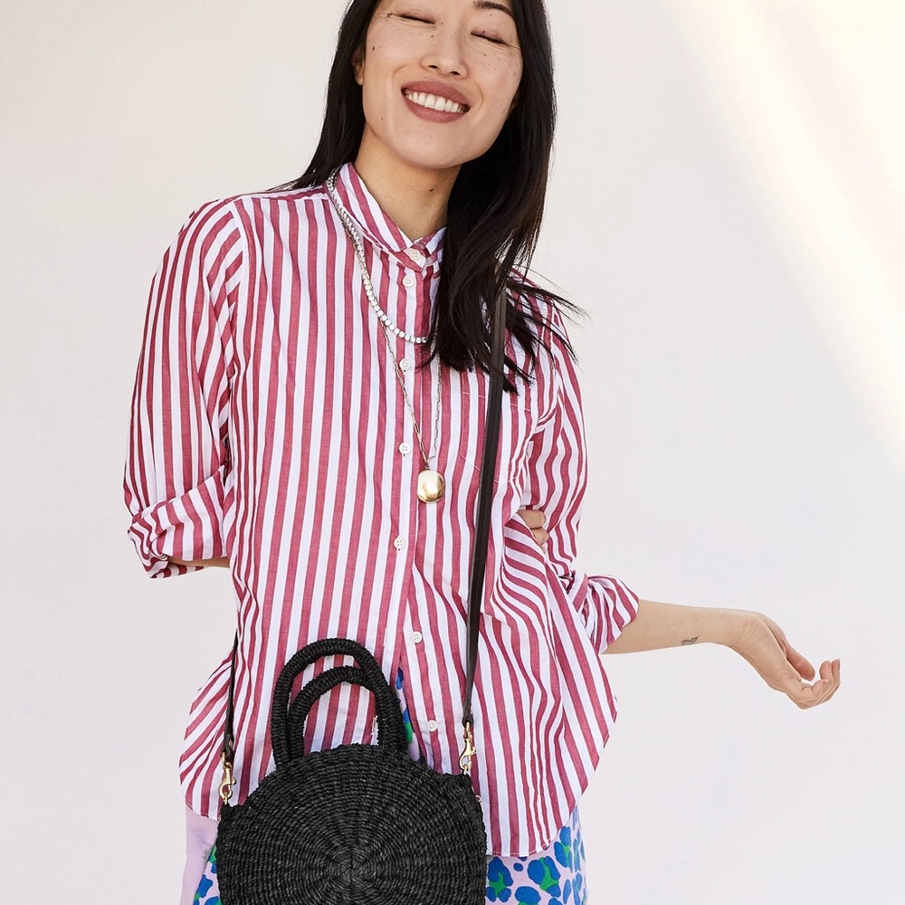 Clare V Black Crossbody Bag ONLY (long strap not included)
